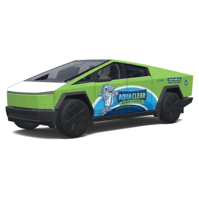 Aqua Clear Cybertruck – Tesla Cybertruck Wrap