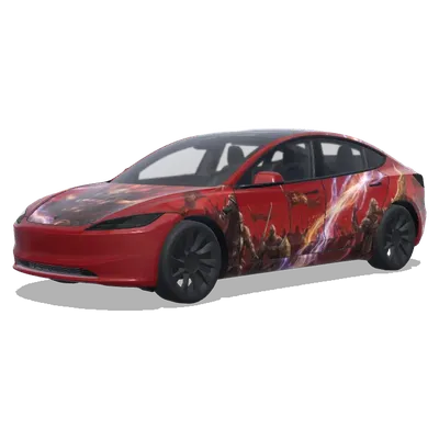 Radahn's Red Storm – Tesla Model 3 wrap