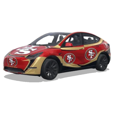 샌프란시스코 49ers – 테슬라 Model Y 랩핑