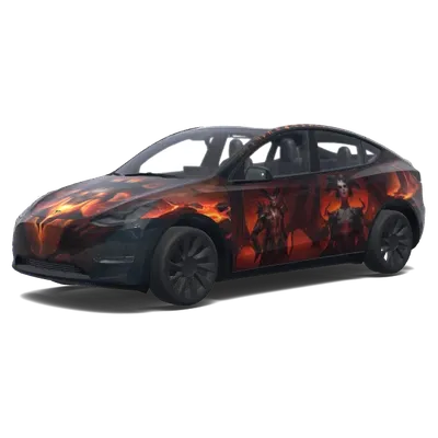 ディアブロIV (Diablo 4, Blizzard.) – テスラ Model Y ラッピング