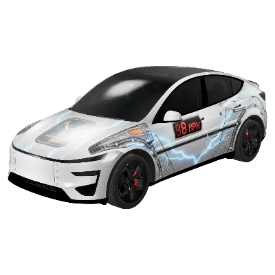 백 투 더 퓨처 모델 Y 주니퍼 퍼포먼스 (Back to the Future - Model Y Juniper Performance) – 테슬라 Model Y 랩핑
