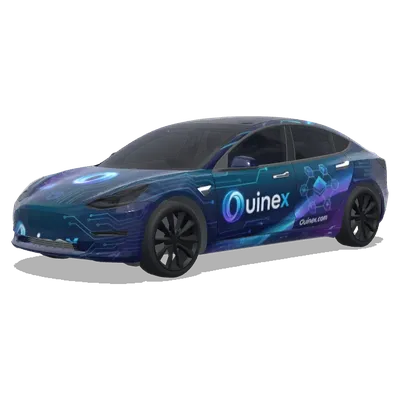 Ouinex Brand Wrap – Tesla Model 3 wrap
