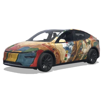 Nepal Thema – Tesla Model Y Wrap