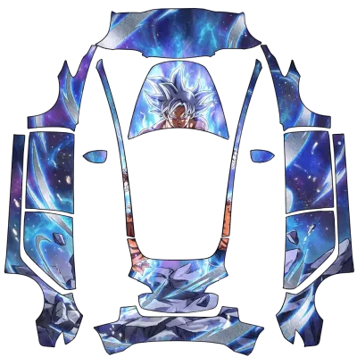 Goku – Tesla Model 3 Wrap