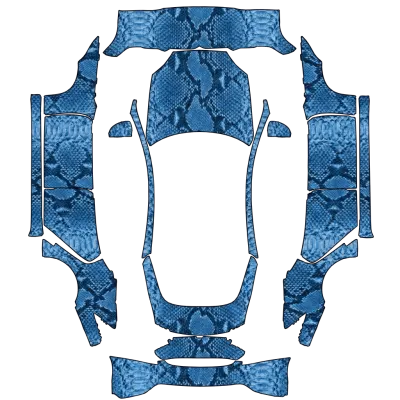 Bluesnaleskin – Tesla Model S Wrap