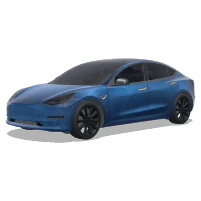 冰封海洋金啞光藍 – 特斯拉 Model 3 塗裝