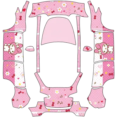 마이멜로디 모델 Y (My Melody for Model Y) – 테슬라 Model Y 랩핑