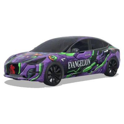 EVANGELION – Tesla Model 3 wrap