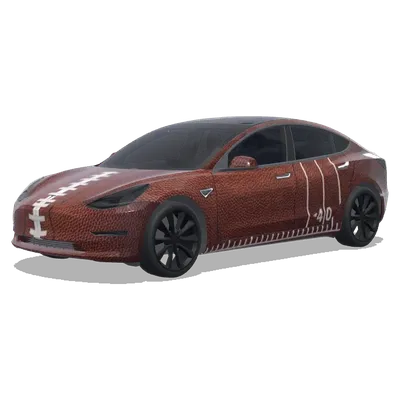Футбол (Football) – оклейка Tesla Model 3