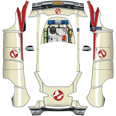 고스트버스터즈 캐딜락 (Ghostbusters 1959 Cadillac) – 테슬라 Model Y 랩핑