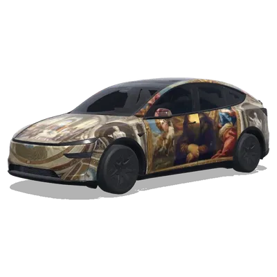 Art Renaissance (文艺复兴艺术) – covering Tesla Model Y L