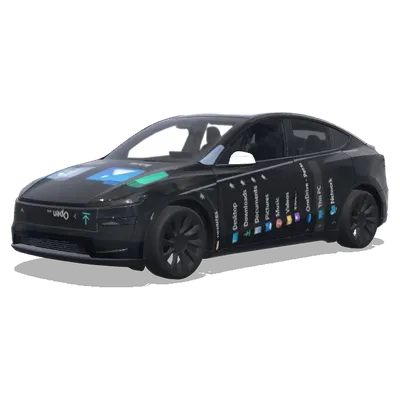 File Explorer Import – Tesla Model Y wrap