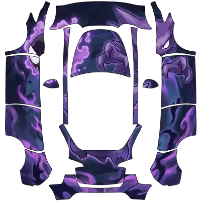 gengar – Tesla Model Y wrap