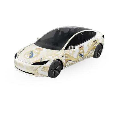 Real Madrid (real madrid) – Tesla Model 3 Wrap