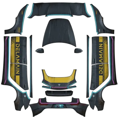 delamain – Tesla Model 3 wrap