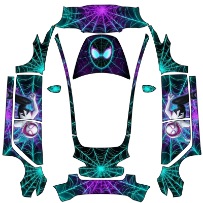 고스트 스파이더 (Ghost Spider) – 테슬라 Model 3 랩핑