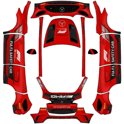 F1 세이프티카 (F1 safety car) – 테슬라 Model Y 랩핑