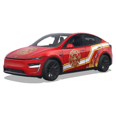 火焰紋章紅色特斯拉 – 特斯拉 Model Y 塗裝