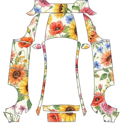 summerflower – Tesla Model Y wrap