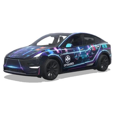 cyberpunk 2077 – Tesla Model Y wrap