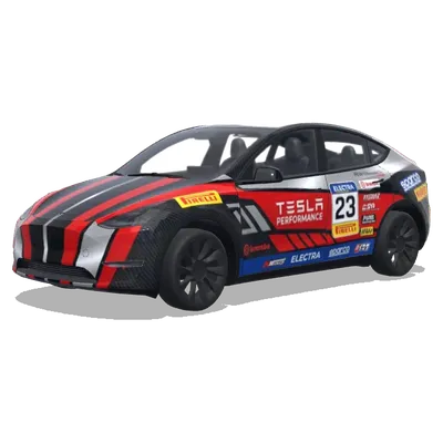 紅色條紋特斯拉效能版 – 特斯拉 Model Y 塗裝