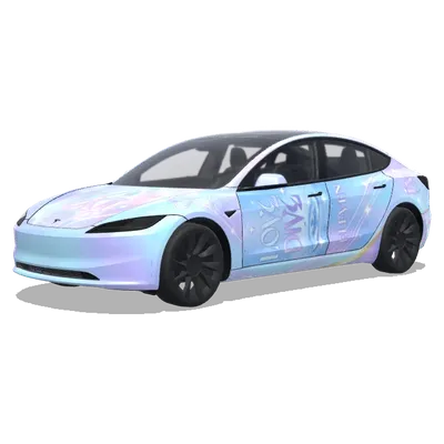 IVE (korea pop star IVE team) – テスラ Model 3 ラッピング