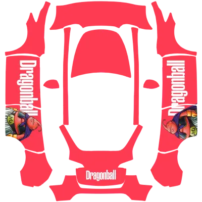 Dragon Ball Buu (Dragon Ball Kanzenban Buu) – Tesla Model Y Wrap