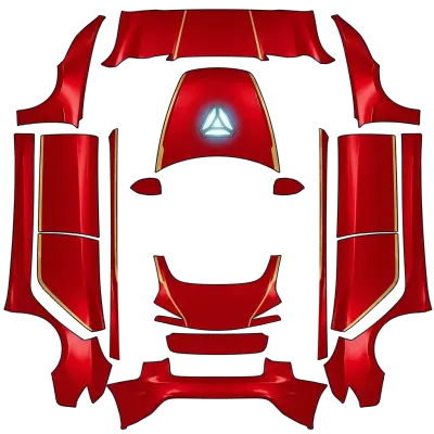 아이언맨 3 (Iron man 3) – 테슬라 Model 3 랩핑