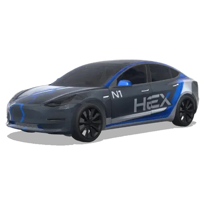 高端科技缎面定制 – 特斯拉 Model 3 涂装