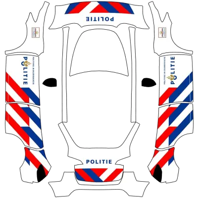 Niederländische Polizei (Politie Nederland) – Tesla Model Y Wrap