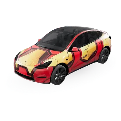 아이언맨 텍스처 (Ironman Textures) – 테슬라 Model Y 랩핑