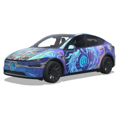 Genshin Impact Neuvillette Furina (原神主题风格，有那维莱特，芙宁娜等) – Tesla Model Y wrap