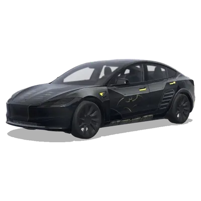 배트모빌 (Batmobile) – 테슬라 Model 3 랩핑