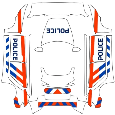 Verkehrspolizei Singapur (Singapore Traffic Police) – Tesla Model 3 Wrap