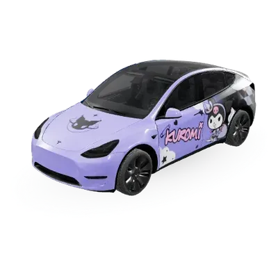 庫洛米（Kuromi） – 特斯拉 Model Y 塗裝