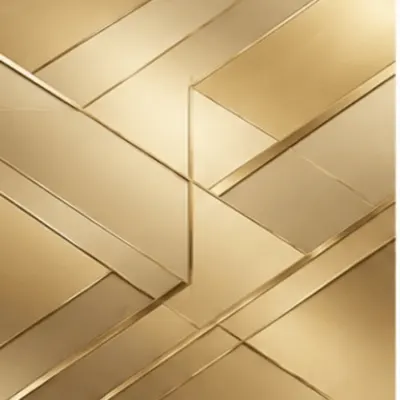 Geometrisches Gold (Geometric Gold) – Tesla Model X Wrap