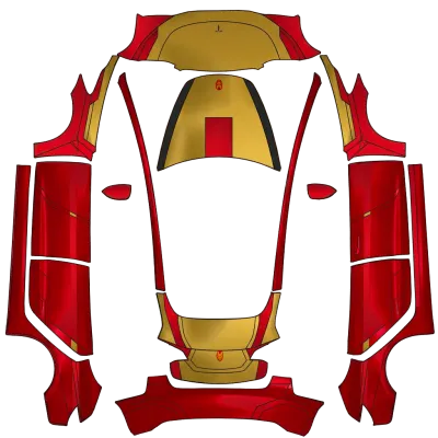아이언맨 (Iron man) – 테슬라 Model 3 랩핑