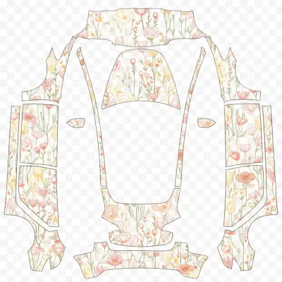 Blumen (Flowers) – Tesla Model 3 Wrap
