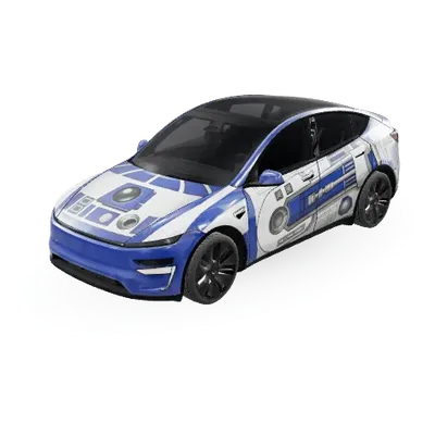 R2D2 – Tesla Model Y wrap