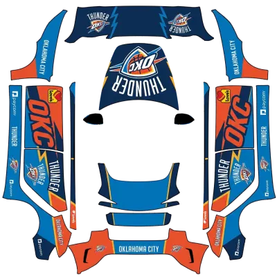 NBA OKC (Nba OKC) – Tesla Model 3 Wrap