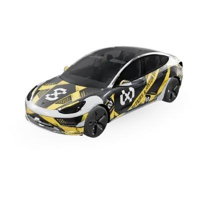 0x – 테슬라 Model 3 랩핑