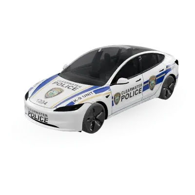 Clearwater Police Cruiser – Tesla Model 3 wrap