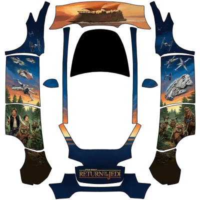 Die Rückkehr der Jedi-Ritter (Return of the jedi) – Tesla Model Y Wrap