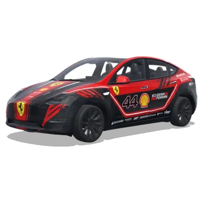 法拉利F1風格 – 特斯拉 Model Y 塗裝
