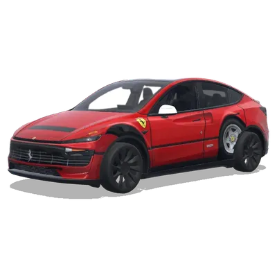Ferrari 308 GT, Red – Tesla Model Y wrap