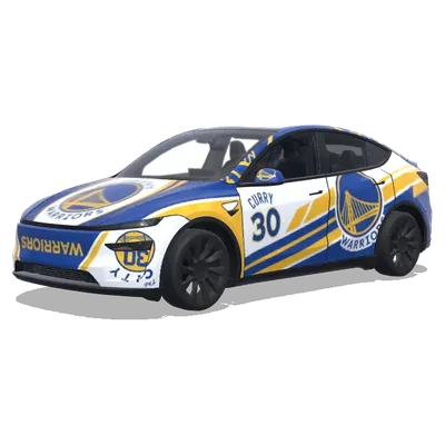 Golden State Warriors – Tesla Model Y wrap