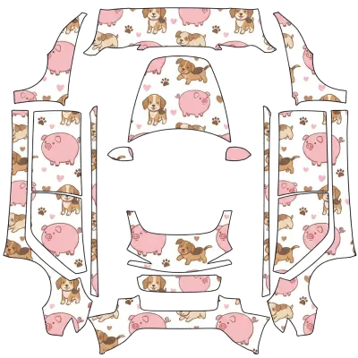 핑크 피그 (pink pig) – 테슬라 Model 3 랩핑