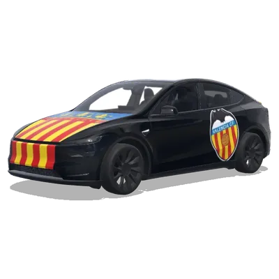 Valencia CF – Tesla Model Y wrap