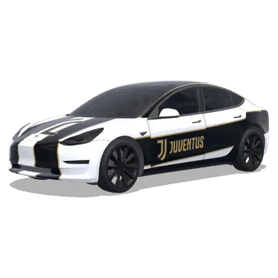 Juventus – Tesla Model 3 wrap