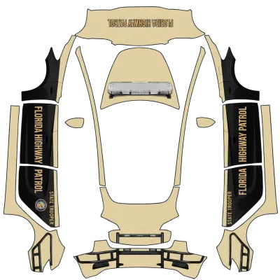 플로리다 고속도로 순찰대 (Florida Highway Patrol) – 테슬라 Model 3 랩핑